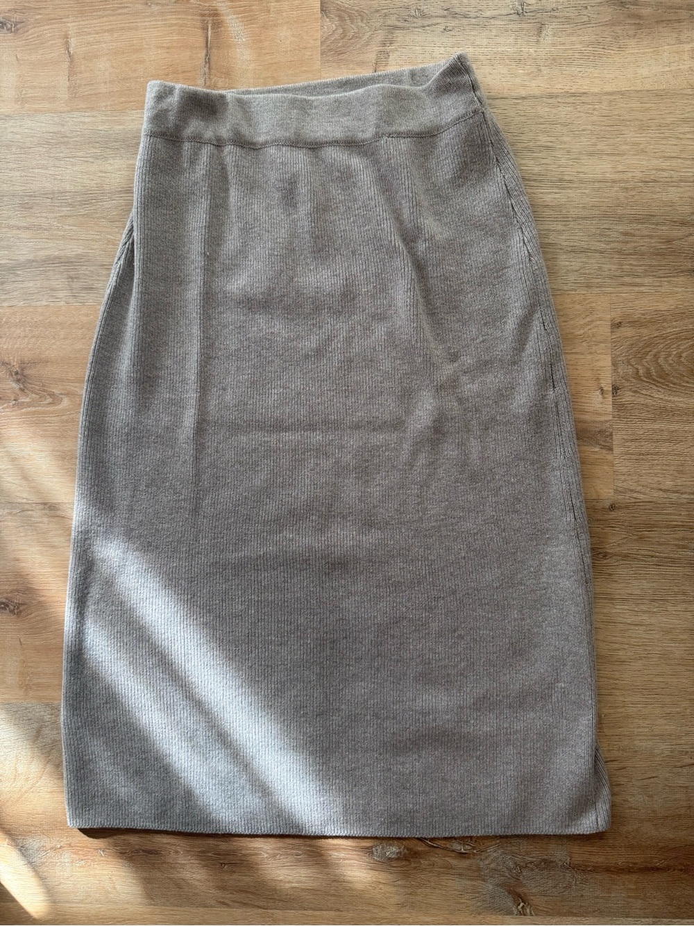 Mango Wool-blend Midi Skirt